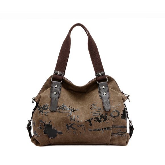 Bags Casual Vintage Hobo Canvas Mulit-Pocket Daily Purse Top Handle -_- - Picture 1 of 7